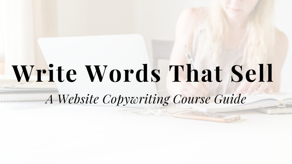 Write Words That Sell | A Website Copywriting Guide